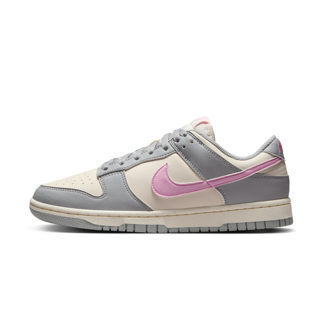 Nike Dunk Low Next Nature Light Smoke Grey Pink Rise, Light Smoke Grey/Pink Rise/Pale Ivory (DD1873-002)