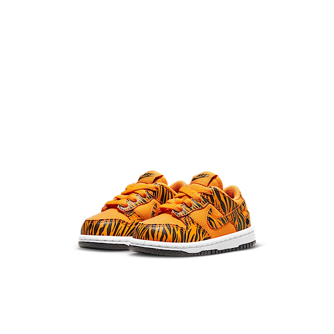 Nike Dunk Low Next Nature Tiger Stripes (TD), Camquat/White/Black/Camquat (DZ5634-800)