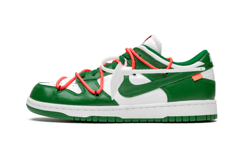 Nike Dunk Low Off-White Pine Green, White/Pine Green/Pine Green (CT0856-100)