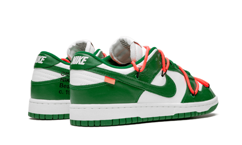 Nike Dunk Low Off-White Pine Green, White/Pine Green/Pine Green (CT0856-100)