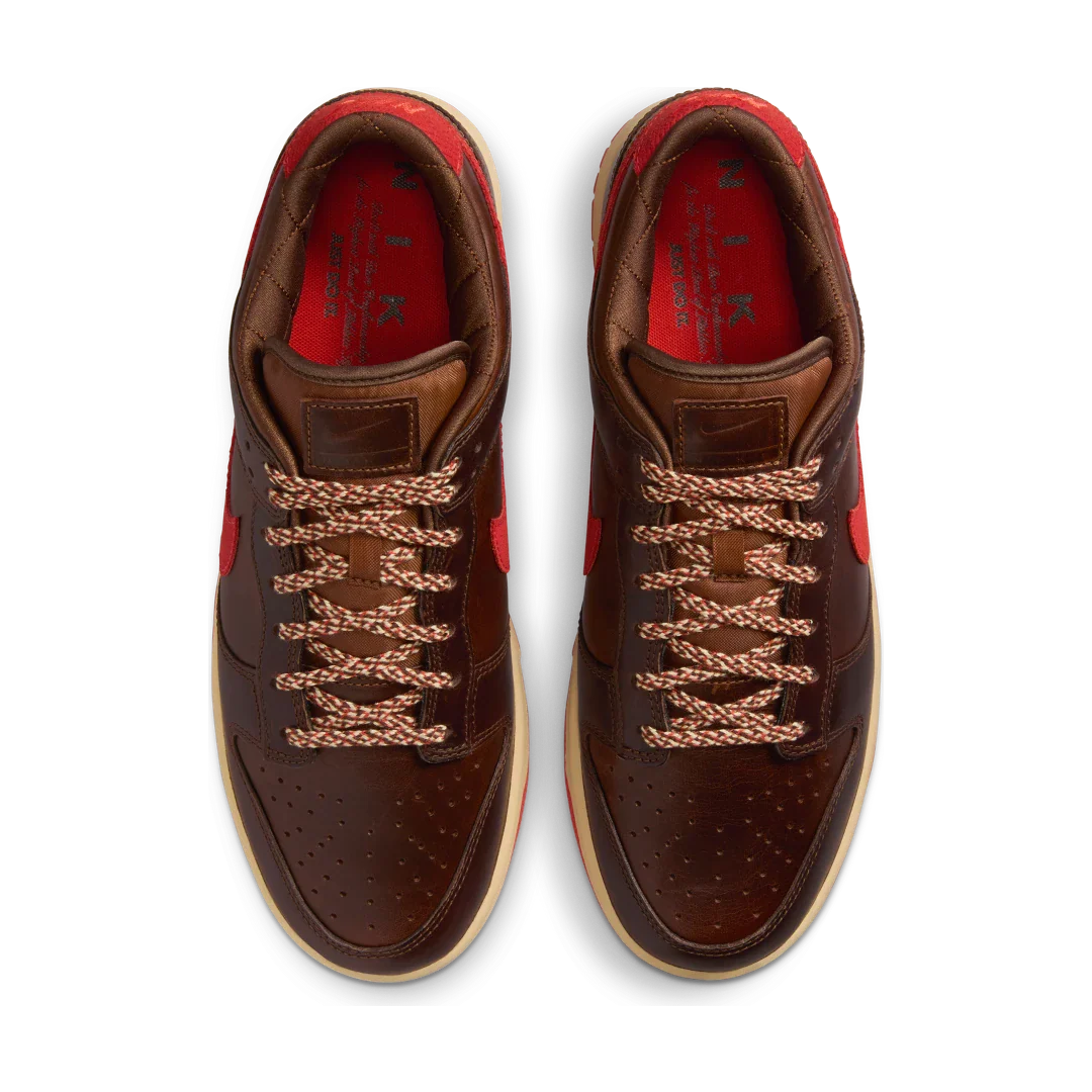 Nike Dunk Low Light British Brown, Light British Tan/Sesame/Picante Red (HQ3448-262)