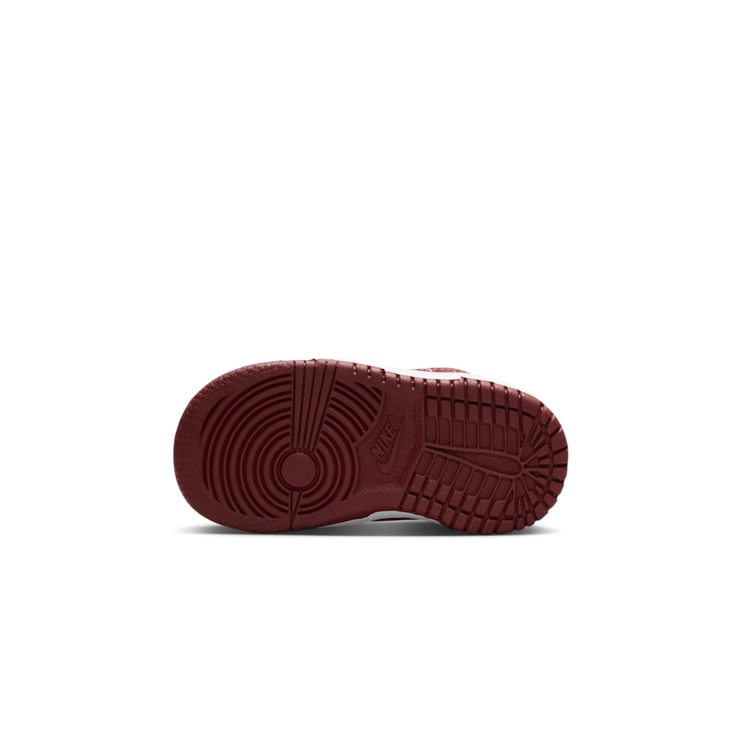 Nike Dunk Low White Gym Red Redwood (TD)