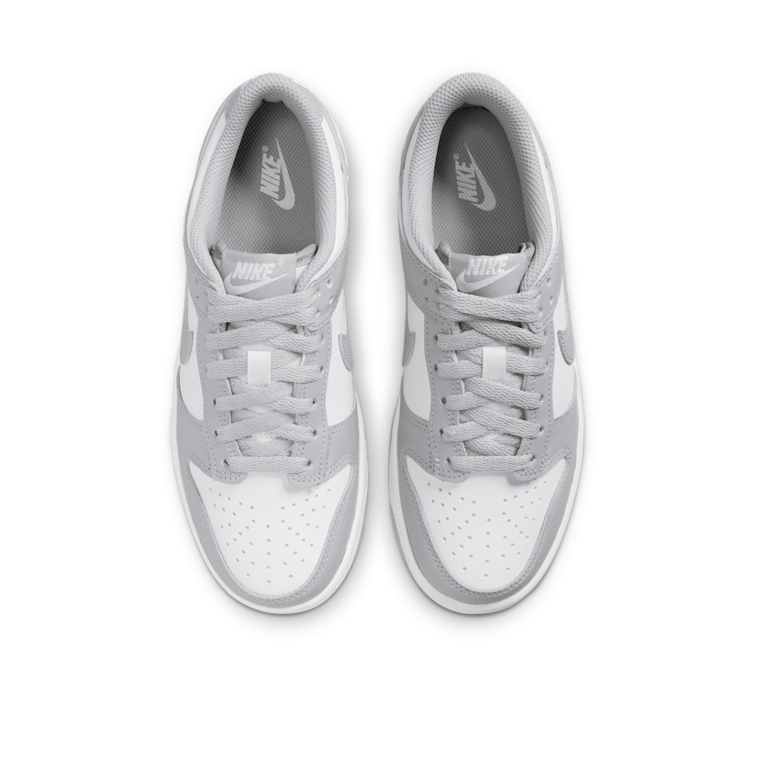 Nike Dunk Low White Light Smoke Grey, White/White/Light Smoke Grey (FB9109-123)