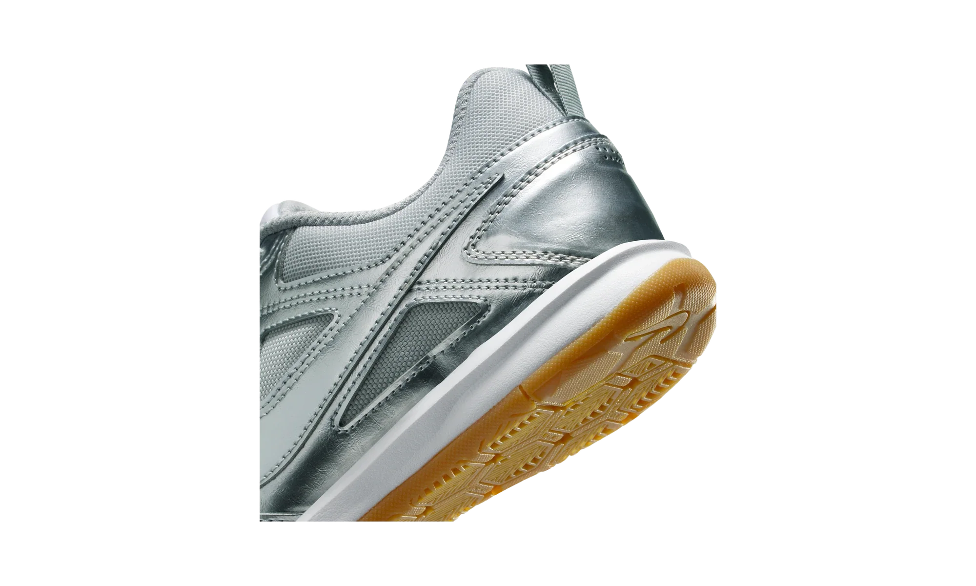 Nike Gato LV8 Metallic Silver White Gum Light Brown