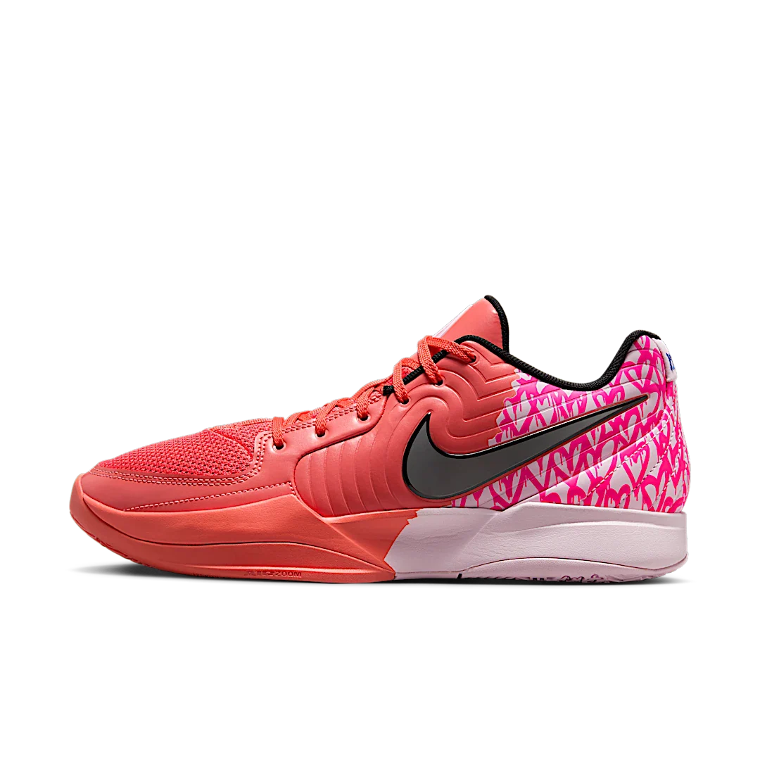 Nike Ja 2 Heart Eyes, Magic Ember/Iron Grey-Pink Foam-Deep Night-Black-Hyper Pink (IB5842-800)