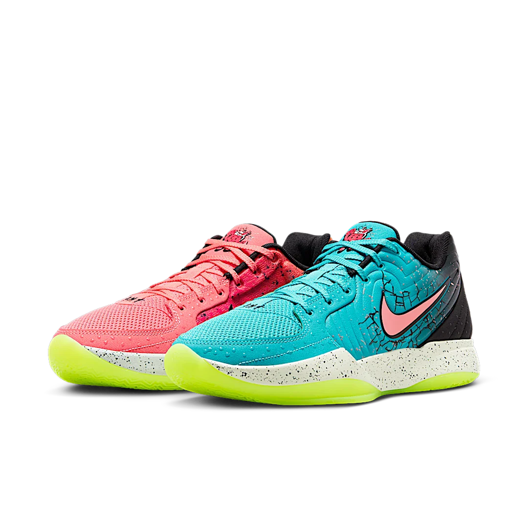 Nike Ja 2 Kool-Aid Mixed Berry, Bright Crimson/Flat Silver/Hyper Pink/Black/Photo Blue (IF0302-800/IF0303-800)