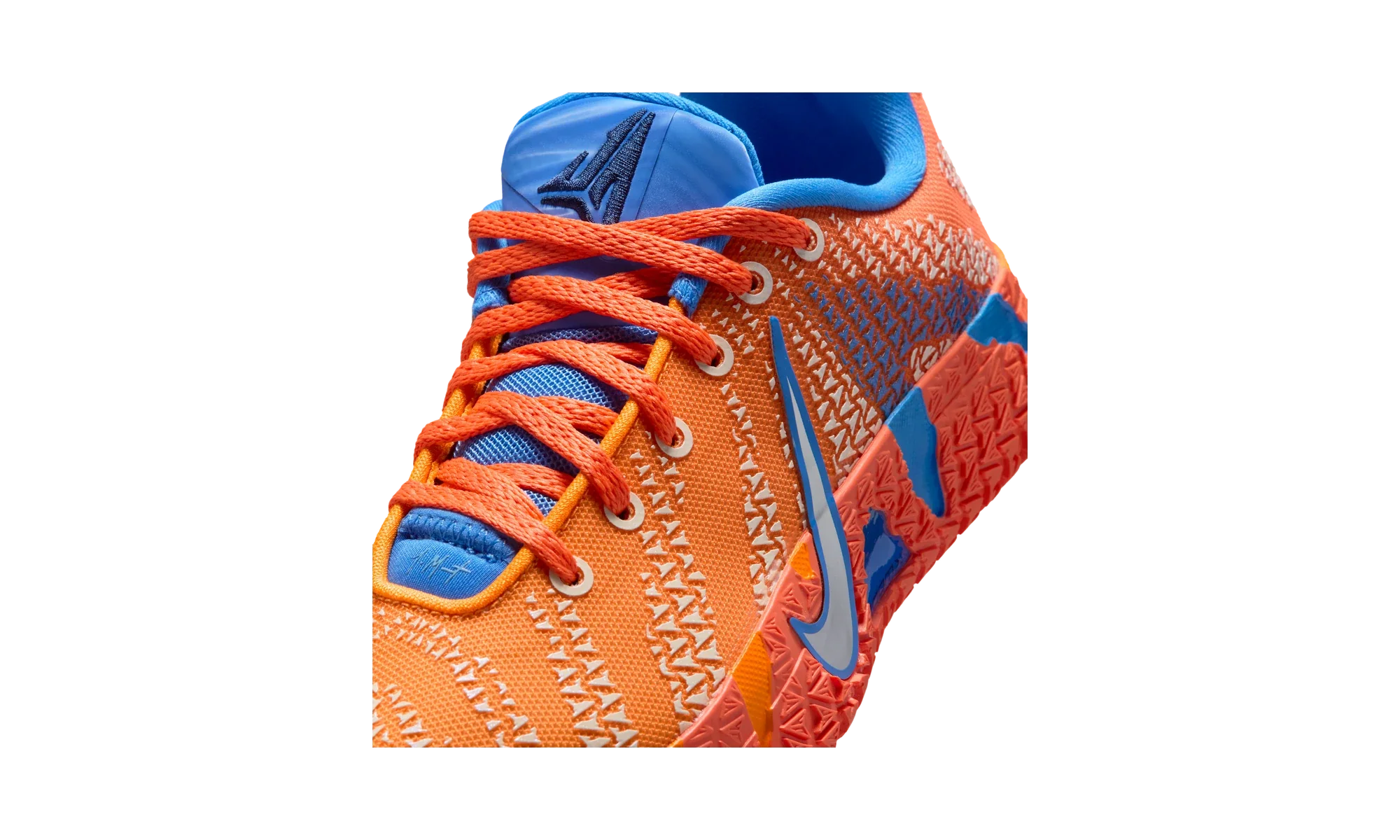 Nike Ja 3 Blue Crystal Turf Orange Midnight Navy Metallic Silver