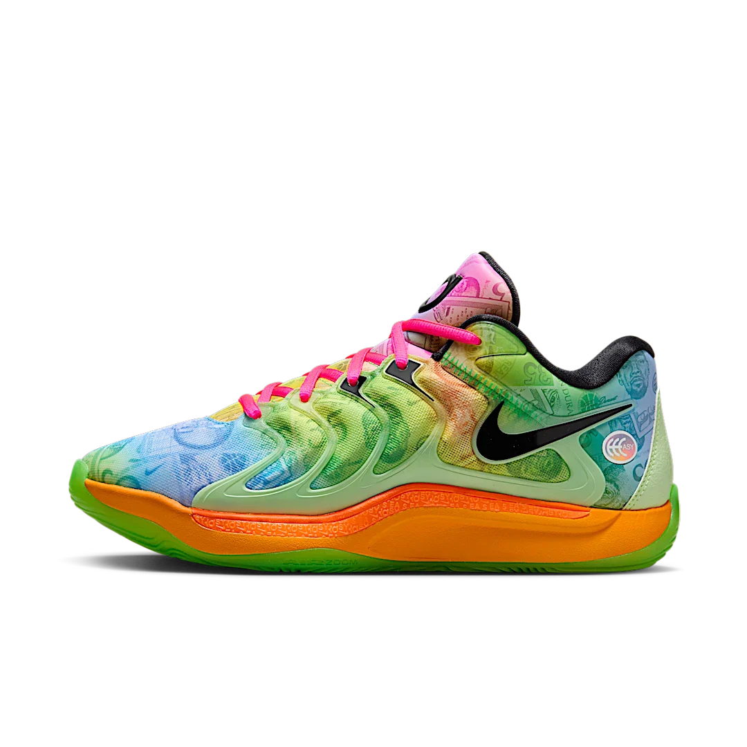 Nike KD 17 Easy Money All-Star, Barely Volt/Hyper Pink/Total Orange/Baltic Blue (HF1811-700)