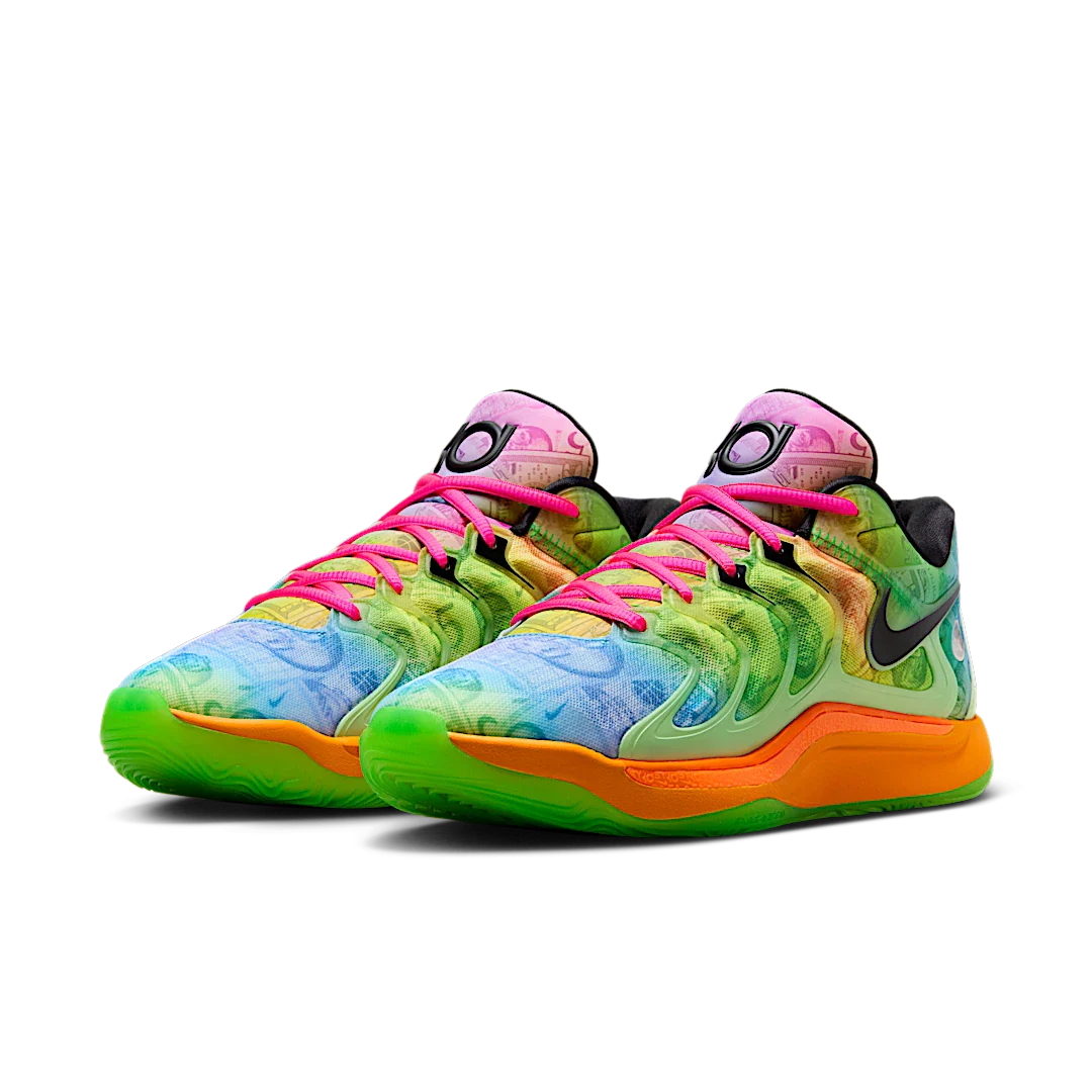 Nike KD 17 Easy Money All-Star, Barely Volt/Hyper Pink/Total Orange/Baltic Blue (HF1811-700)