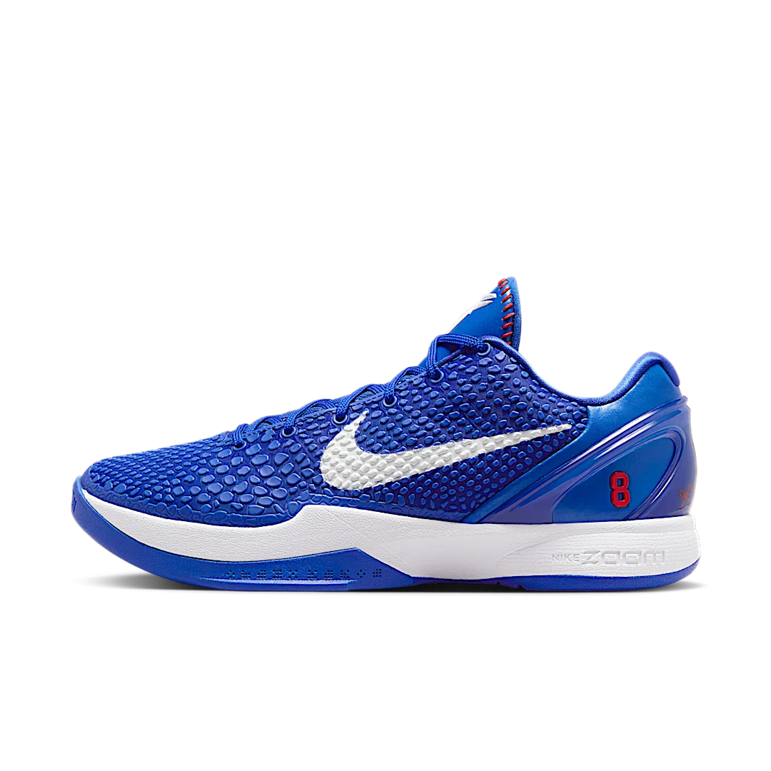 Nike Kobe 6 Protro Dodgers, Game Royal/White-University Red (CW2190-400)