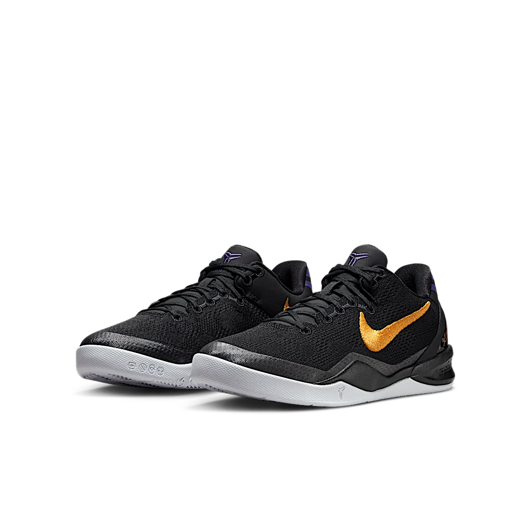 Nike Kobe 8 Lakers Away, Black/University Gold/White/Court Purple (FN0266-002)