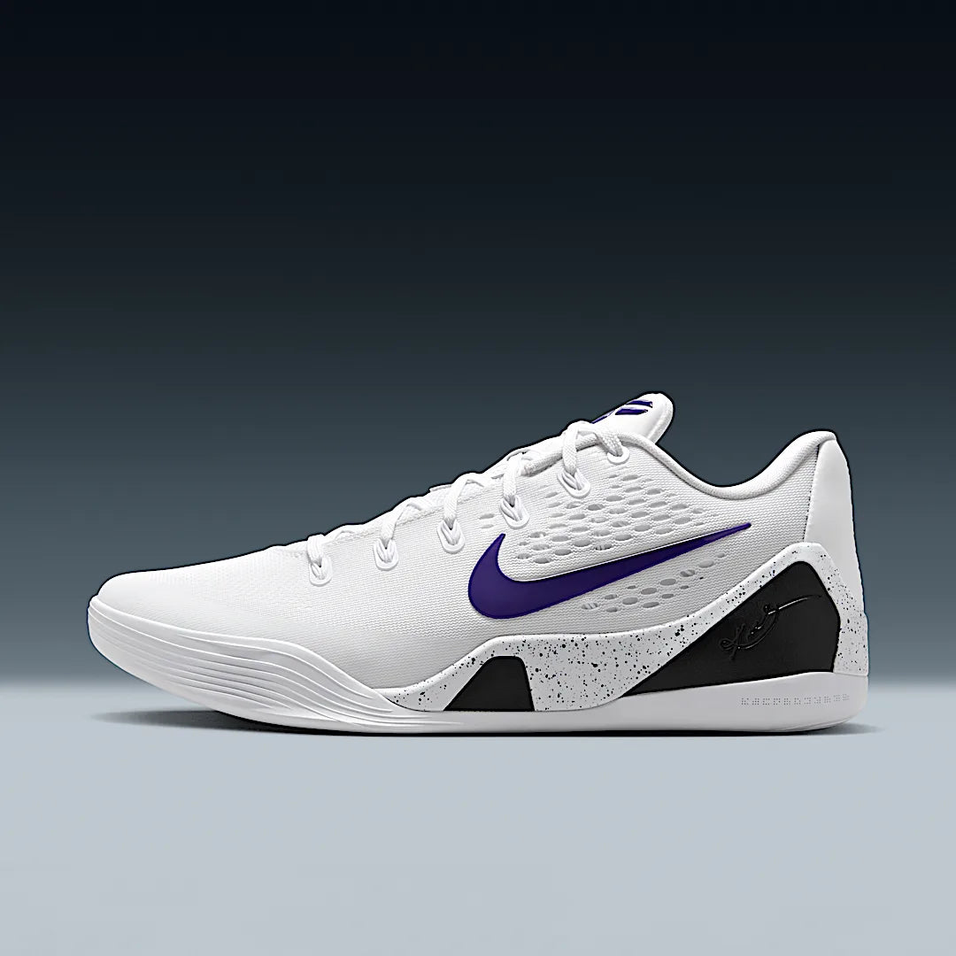Nike Kobe 9 Elite Low EM Protro White Court Purple, White/Court Purple/White (IH1401-100)