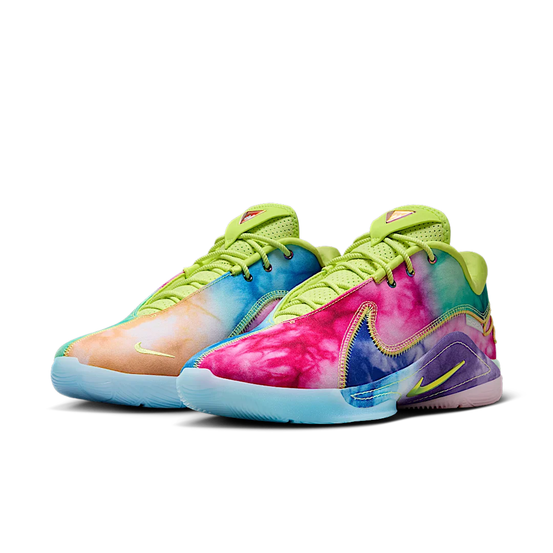 Nike LeBron 22 What the Monopoly Tie-Dye (Translucent Outsole), Mint Foam/Cerise/Light Lemon Twist/Aquarius Blue/Persian Violet/Pink Foam (HV8080-300)