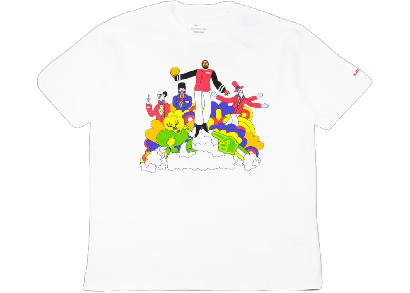 Nike LeBron James Heat Wave T-shirt White