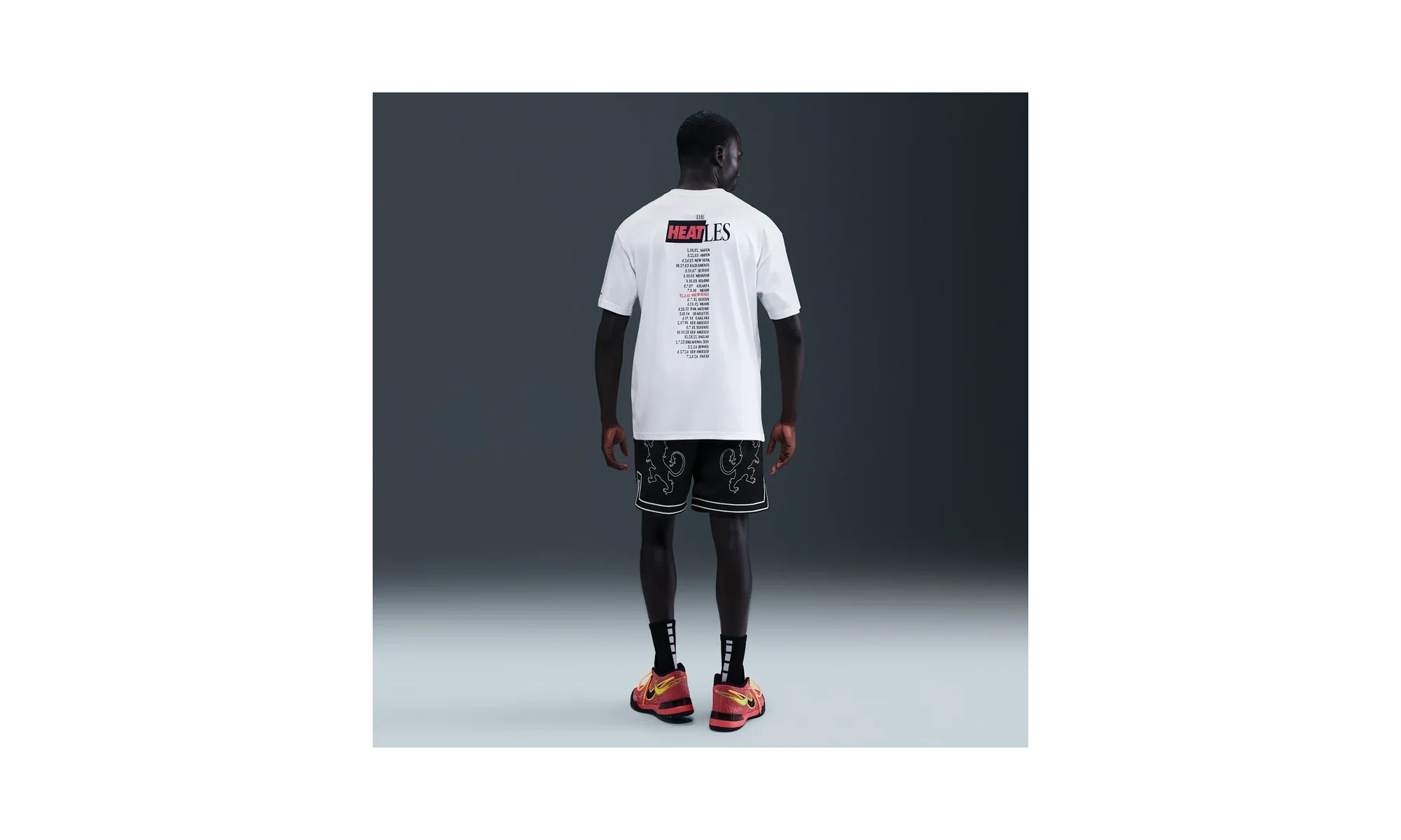 Nike LeBron James Heat Wave T-shirt White