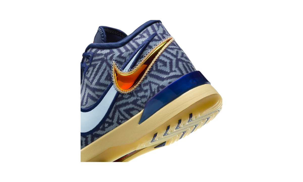 Nike LeBron NXXT Genisus Midnight Navy Soft Yellow Bright Crimson Light Armory Blue
