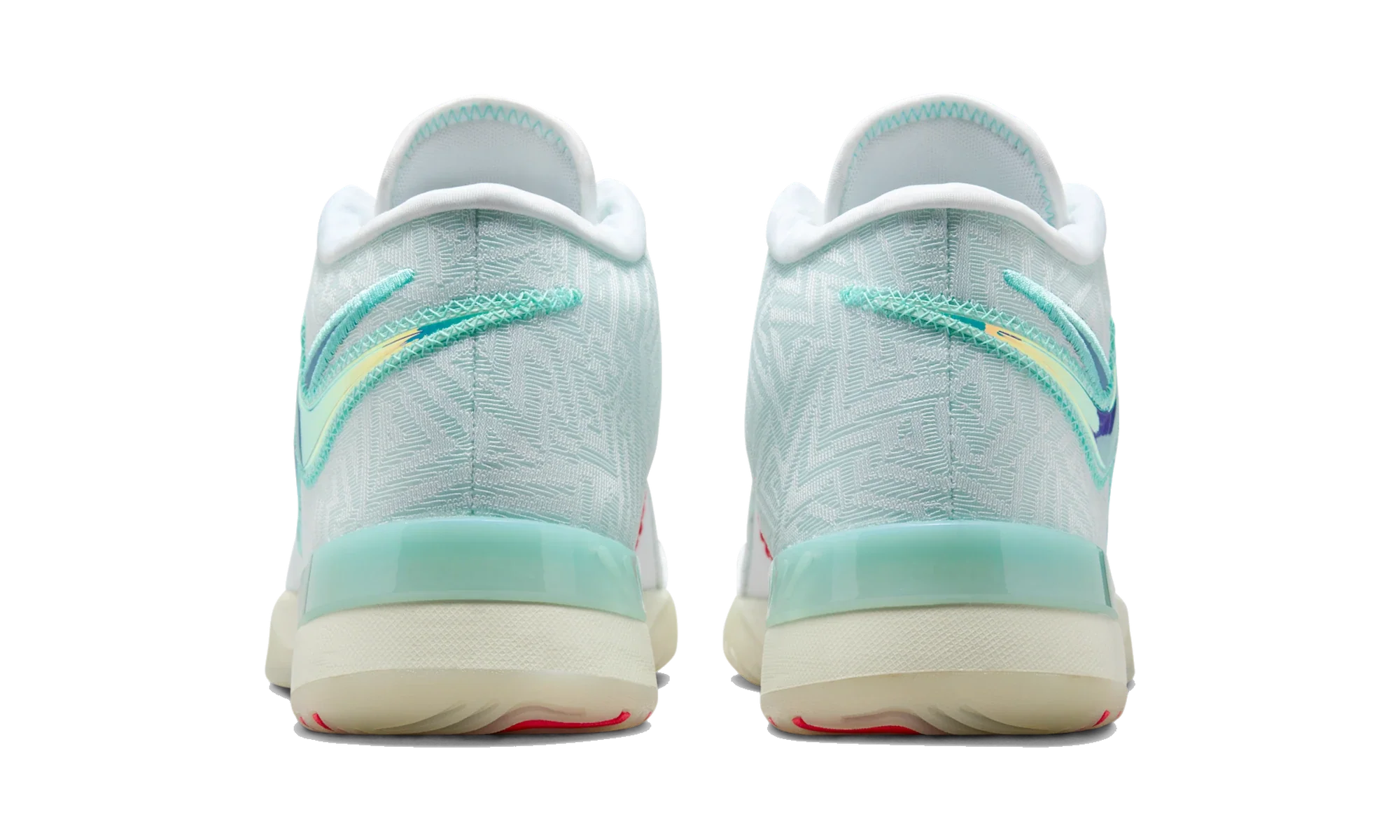 Nike LeBron NXXT Genisus White Aurora Green Siren Red Aegean Storm