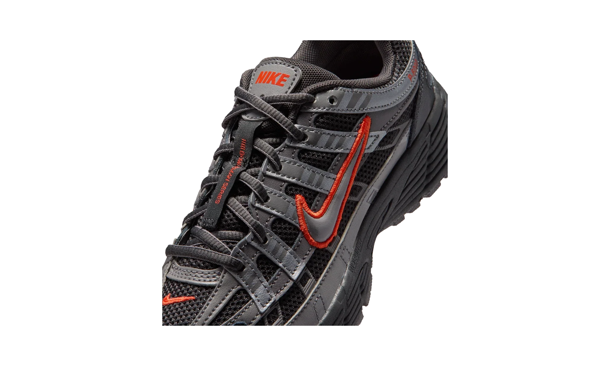 Nike P-6000 Anthracite Picante Red Metallic Cool Grey