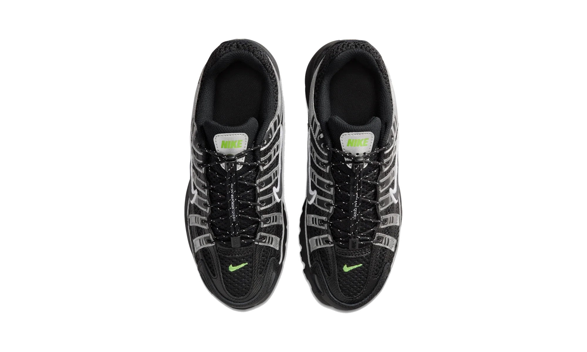 Nike P-6000 Black Metallic Silver Volt Ice
