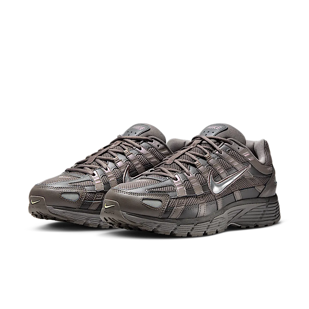 Nike P-6000 Cave Stone Medium Ash Flat Pewter Metallic Silver, Cave Stone/Medium Ash/Flat Pewter/Metallic Silver (CD6404-202)