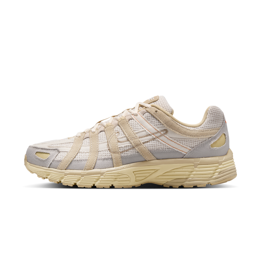 Nike P-6000 College Grey Khaki Safety Orange, College Gray/Khaki/Team Gold/Light Ivory/Safety Orange/Light Mahogany Brown (IM6648-009)