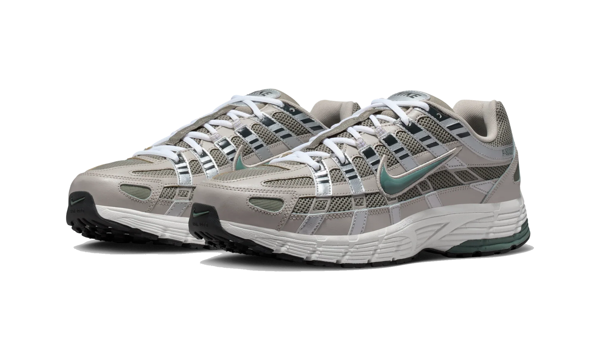 Nike P-6000 Cream Silver Clay Green