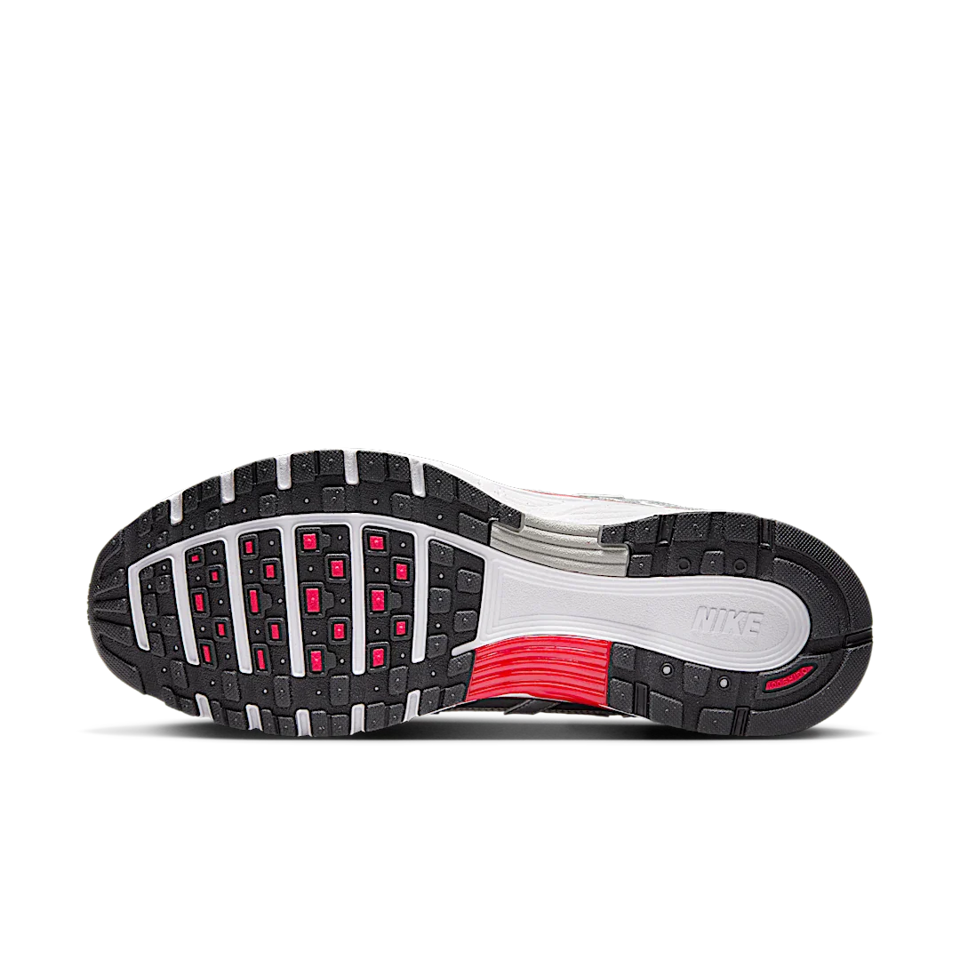 Nike P-6000 Metallic Silver Gym Red, Metallic Silver/Flat Silver/Cool Grey/Gym Red (CD6404-024)