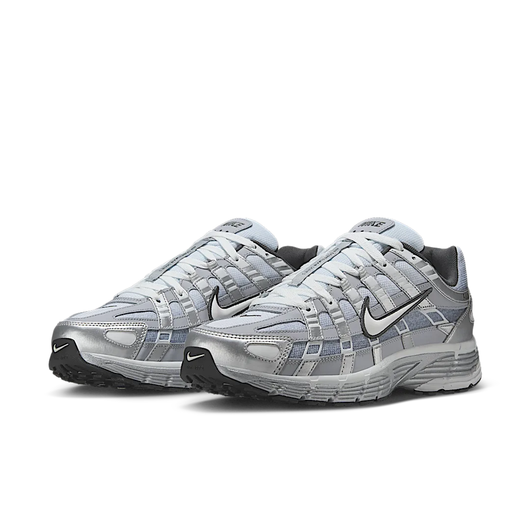 Nike P-6000 Metallic Silver Summit White-Wolf Grey, Metallic Silver/Summit White-Wolf Grey (IH4465-095)