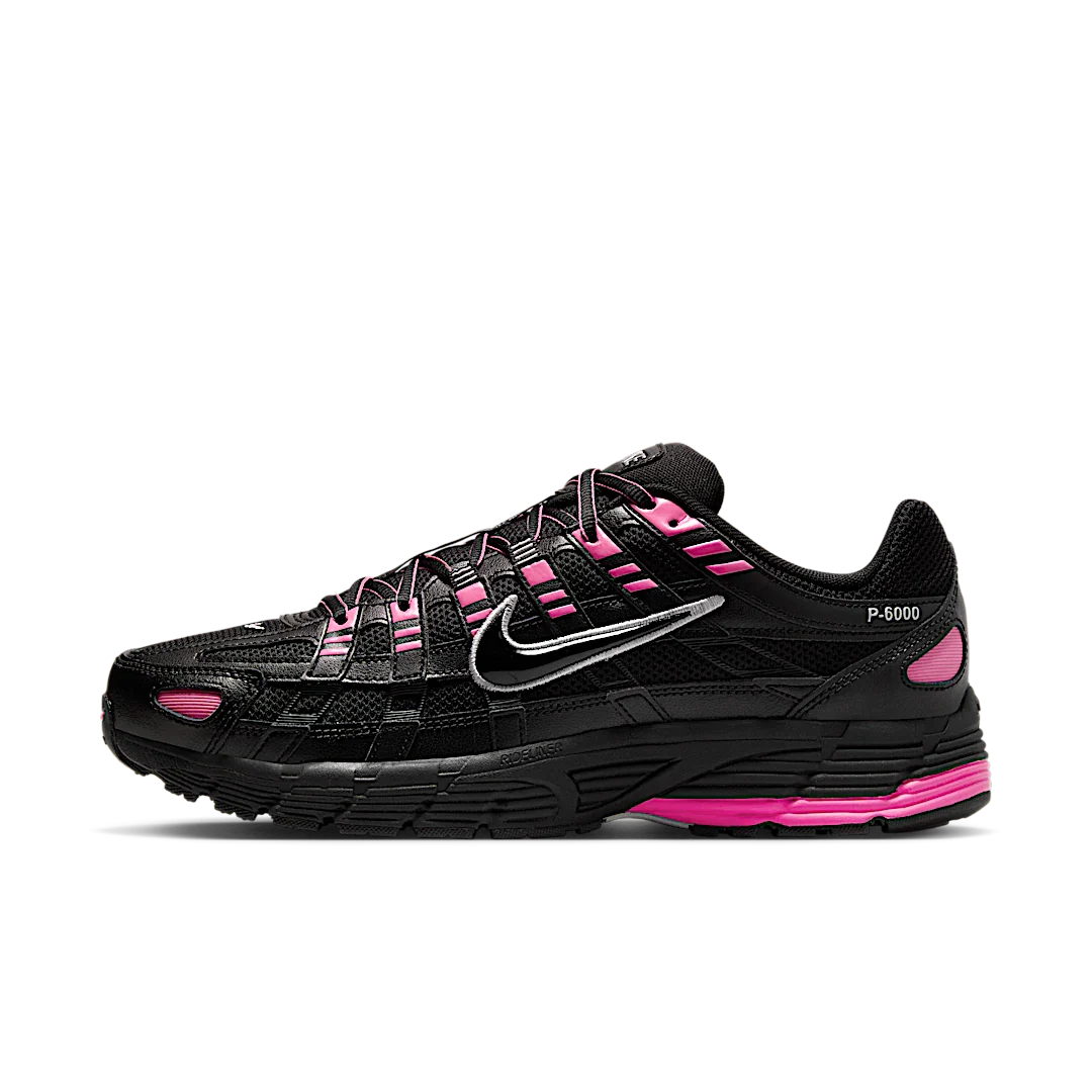 Nike P-6000 Pink Blast Metallic Silver Black, Pink Blast/Metallic Silver/Black (CD6404-600)