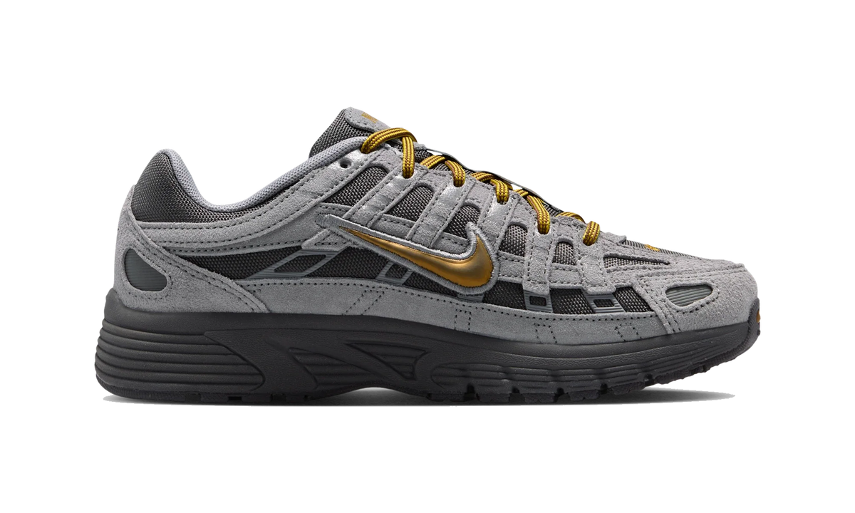Nike P-6000 Premium Medium Ash Grey Golden Hops