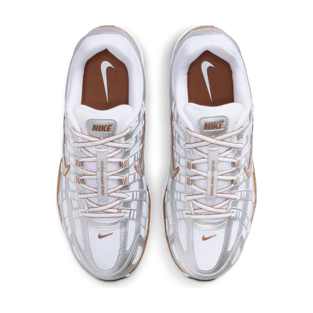 Nike P-6000 White Light British Tan, White/Light British Tan/Sail/Metallic Silver (BV1021-109)