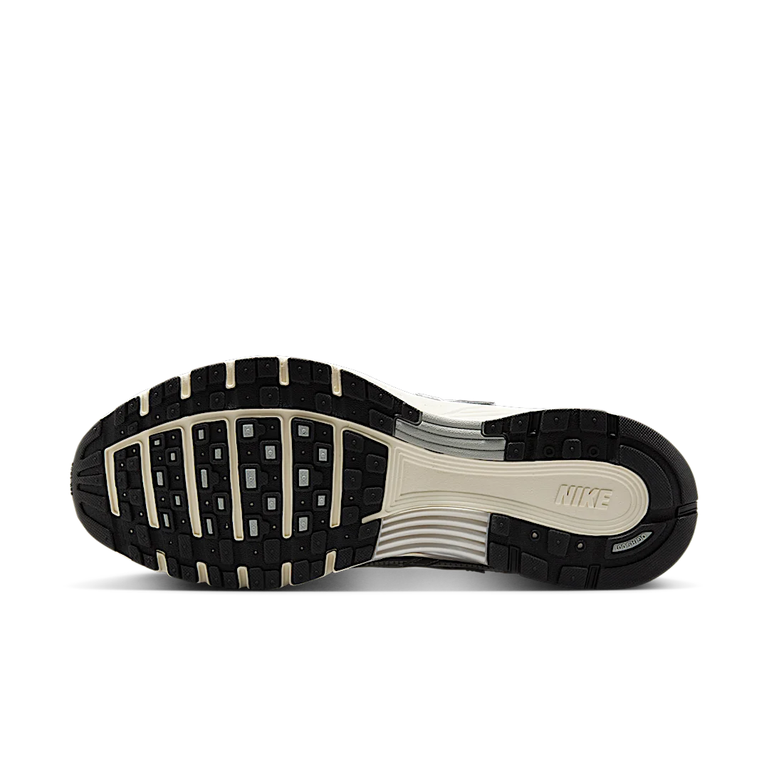 Nike P-6000 White Metallic Silver Flat Silver Black, White/Metallic Silver/Flat Silver/Black (CD6404-105)