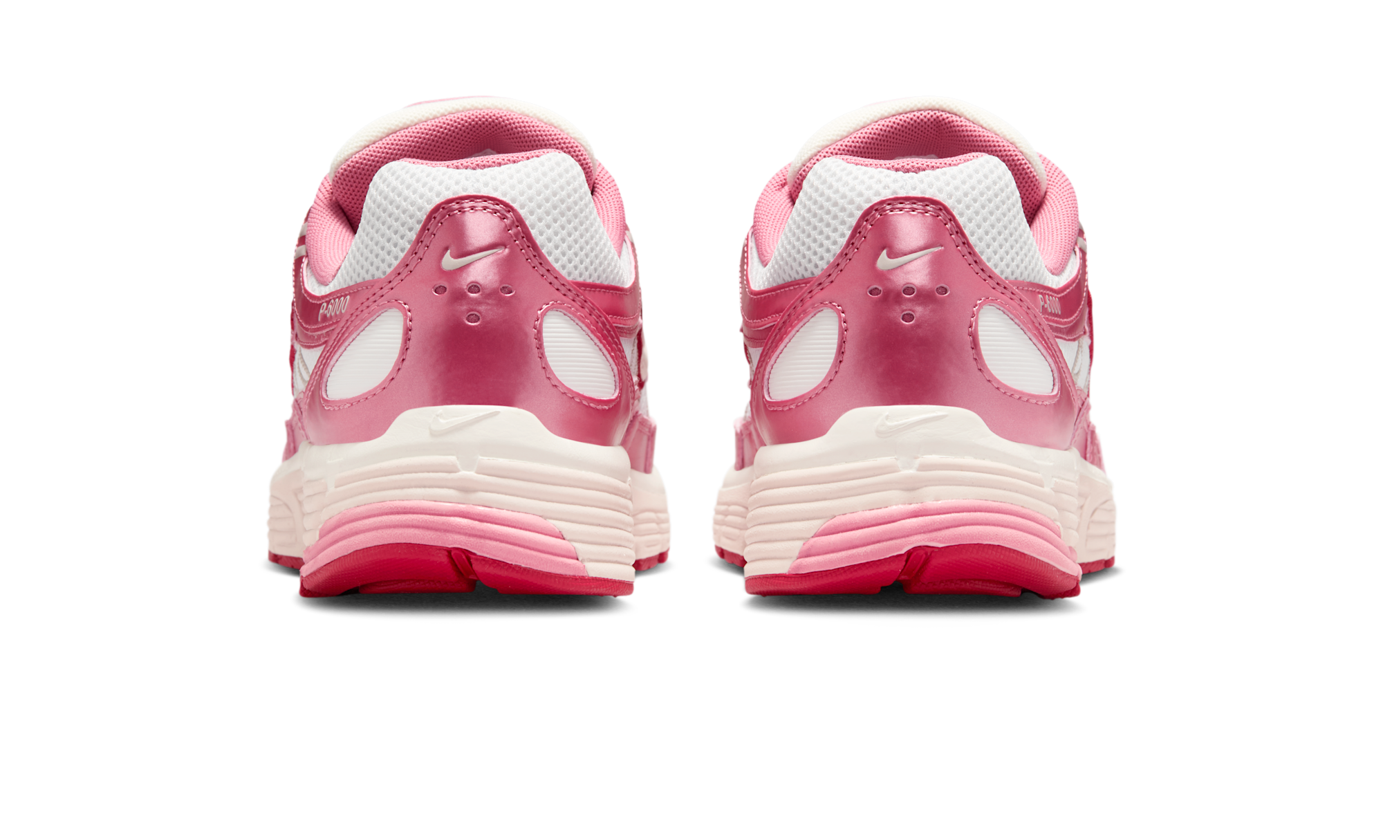 Nike P-6000 White Silt Red Peony