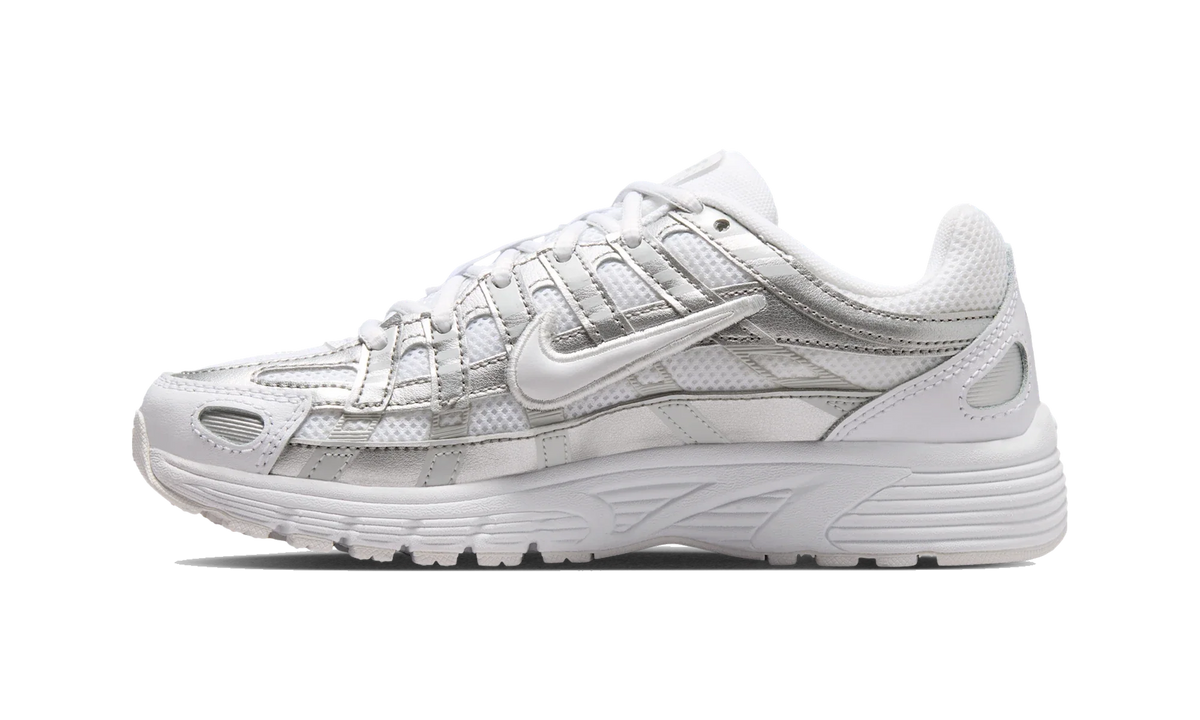 Nike P-6000 White Silver