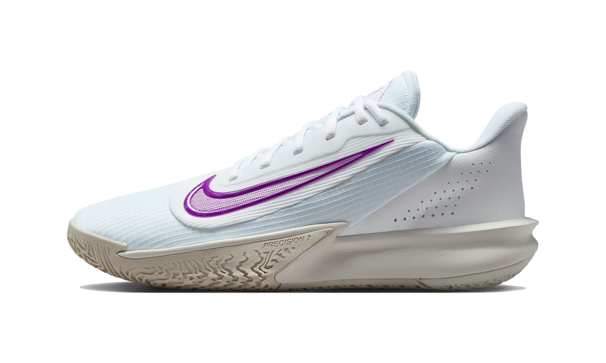 Nike Precision 7 White Vivid Purple