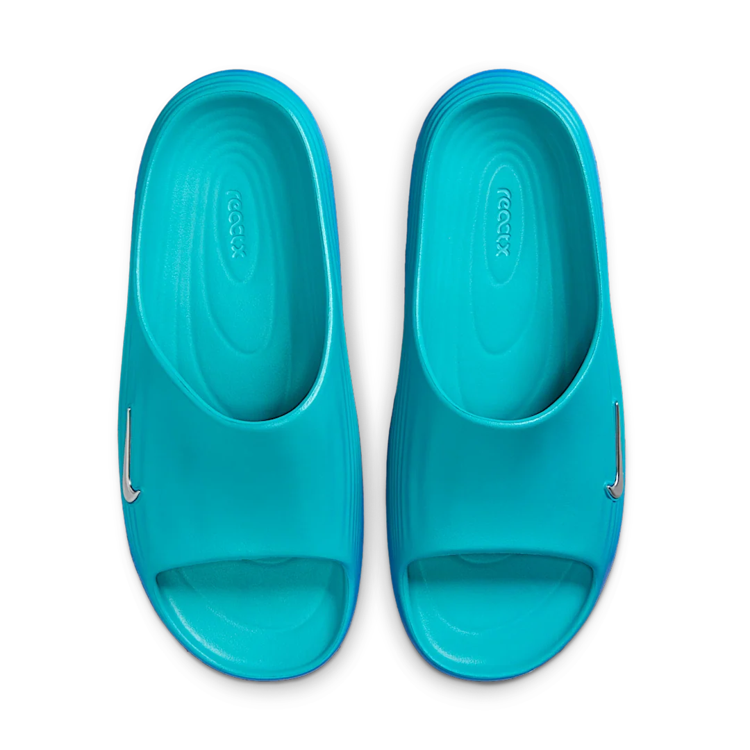Nike ReactX Rejuven8 Slide Dusty Cactus Game Royal, Dusty Cactus/Metallic Silver/Game Royal (HV4479-300)