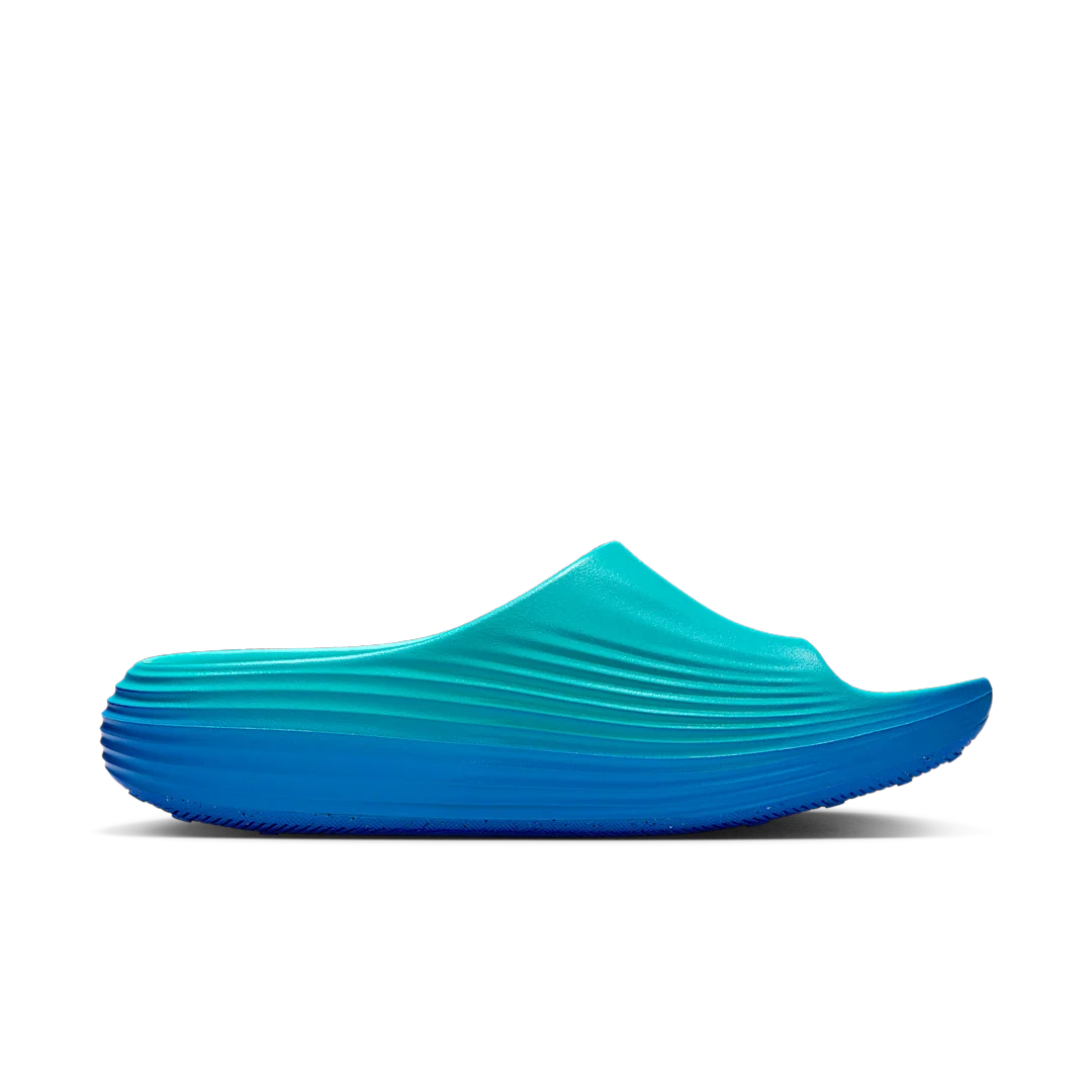 Nike ReactX Rejuven8 Slide Dusty Cactus Game Royal, Dusty Cactus/Metallic Silver/Game Royal (HV4479-300)