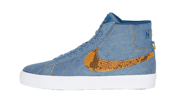 Nike SB Blazer Mid QS Supreme Denim, Industrial Blue/Black (DX8421-400)