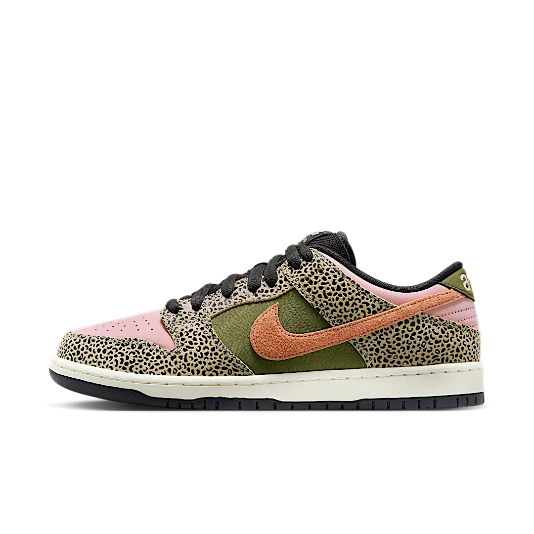 Nike SB Dunk Low Arts-Rec, Khaki/Amber Brown-Rough Green-Rust Pink-Black-Sail (IH3211-200)