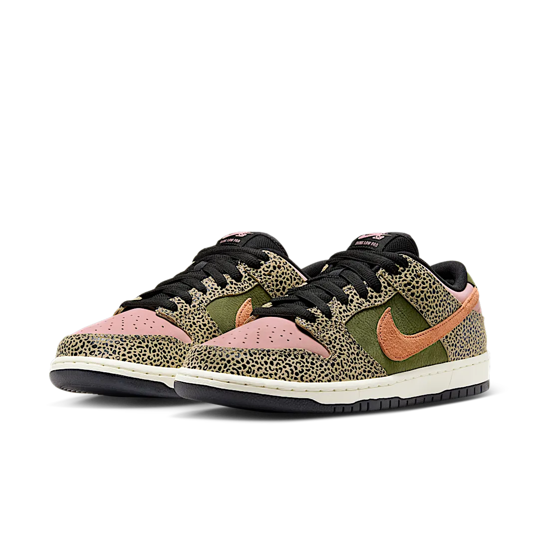 Nike SB Dunk Low Arts-Rec, Khaki/Amber Brown-Rough Green-Rust Pink-Black-Sail (IH3211-200)