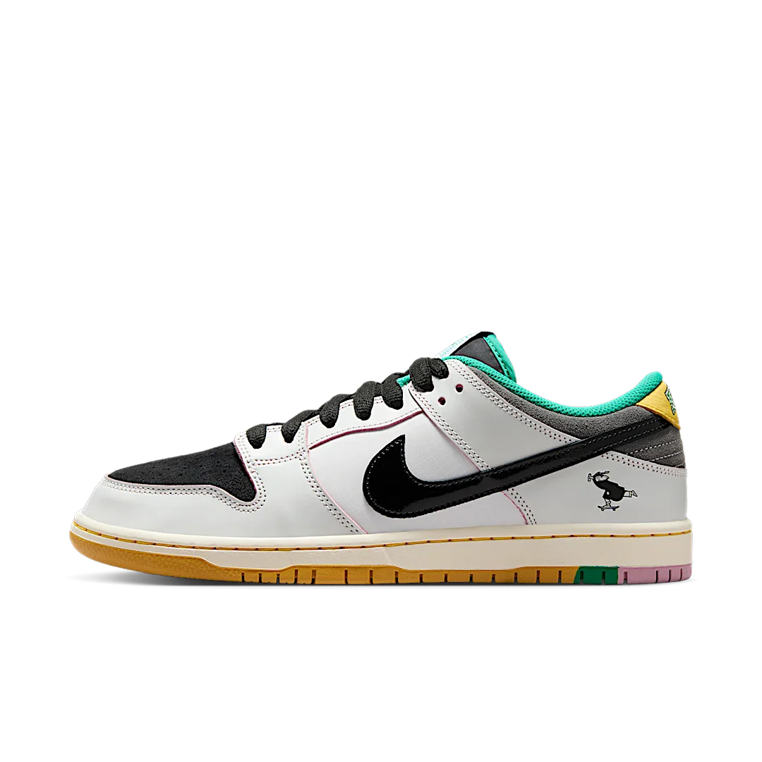 Nike SB Dunk Low CSEF, Summit White/Black/White-Iron Grey-Clear Emerald-Bucktan (HJ4132-100)