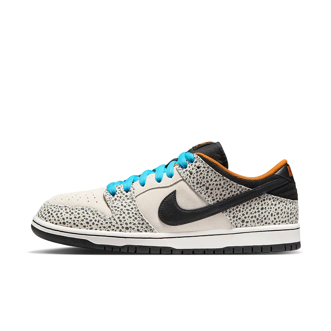 Nike SB Dunk Low Electric Pack Olympic Safari, Phantom/Black/Monarch/Summit White/Chlorine Blue (FZ1233-002)