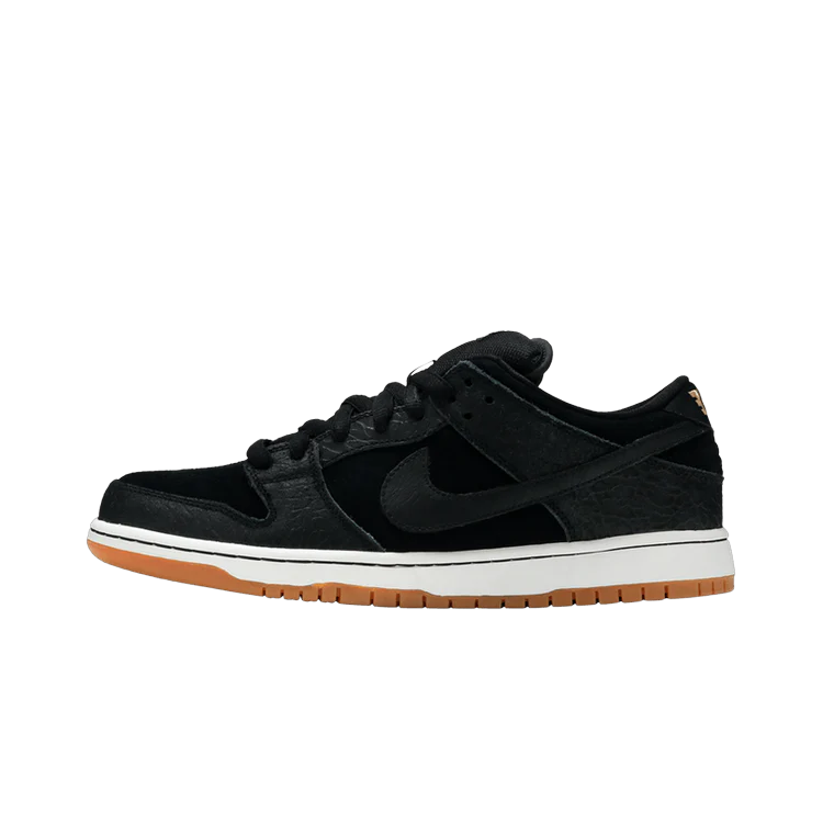Nike SB Dunk Low Nontourage, Black/Black-White-Gum Med Brown (504750-040)