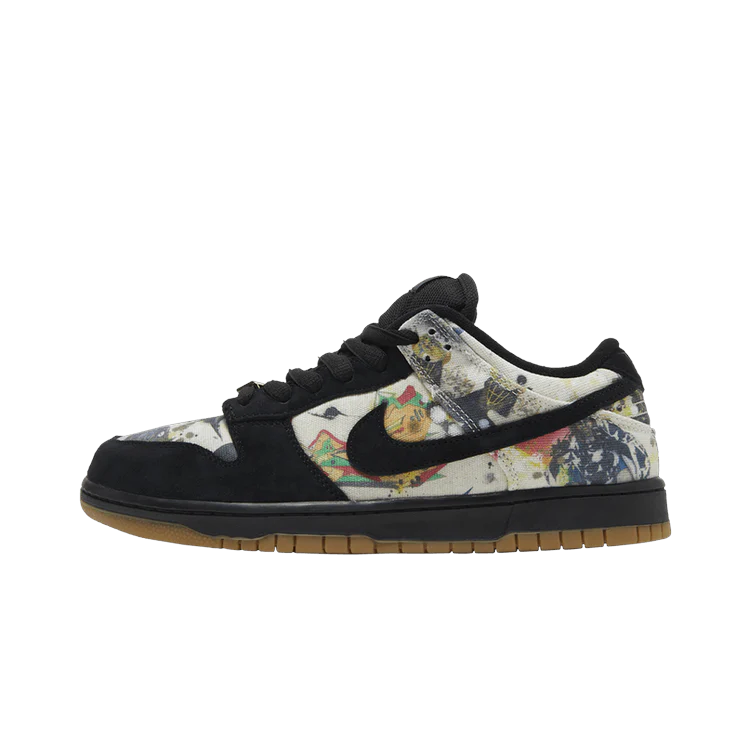Nike SB Dunk Low Supreme Rammellzee, Black/Black-Multi-Color (FD8778-001)