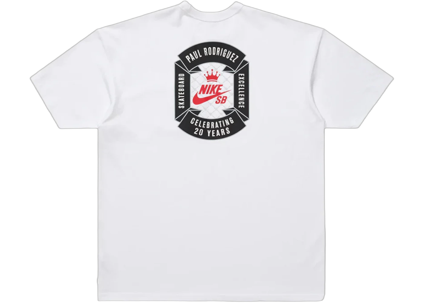 Nike SB Paul Rodriguez Max90 Skate T-shirt White