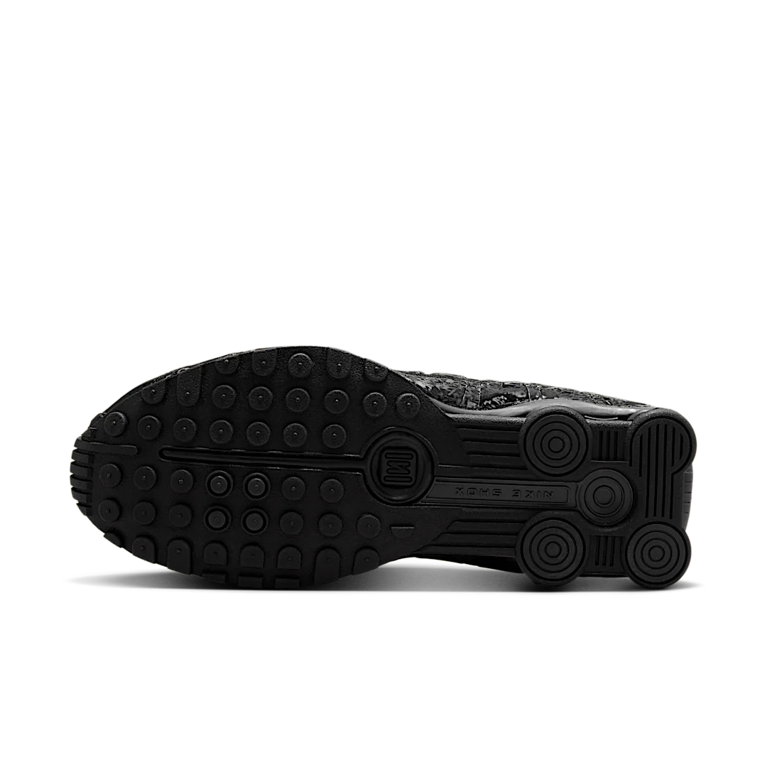 Nike Shox R4 Black Floral, Black/Dark Smoke Grey (HV0934-002)