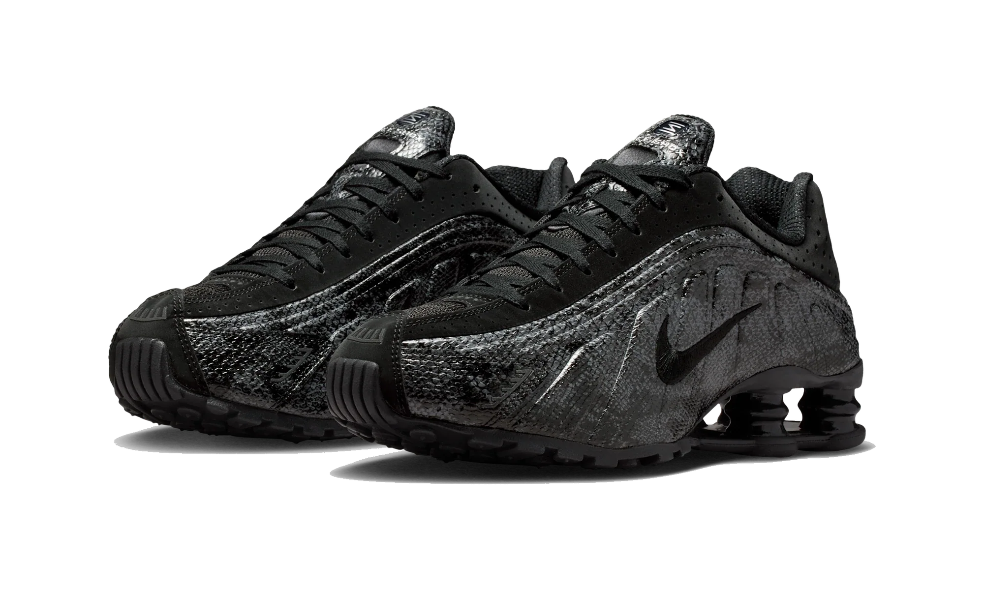 Nike Shox R4 Black Snakeskin