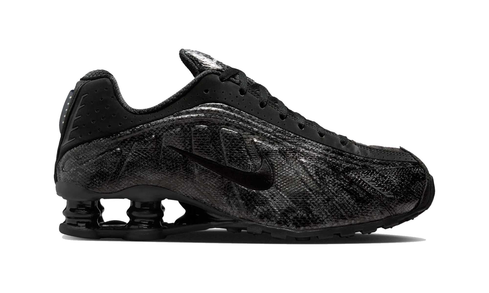 Nike Shox R4 Black Snakeskin