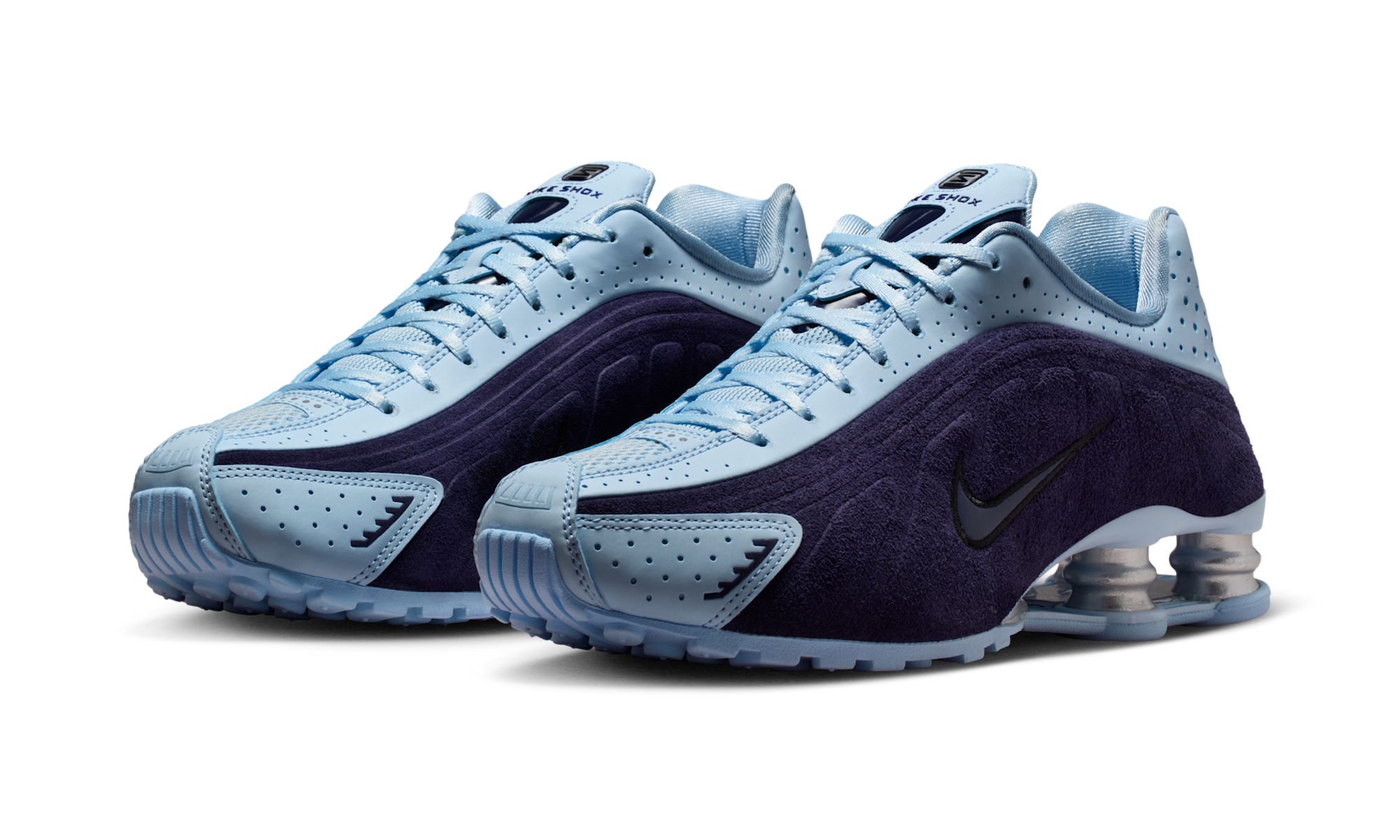 Nike Shox R4 Imperial Purple Celestine Blue