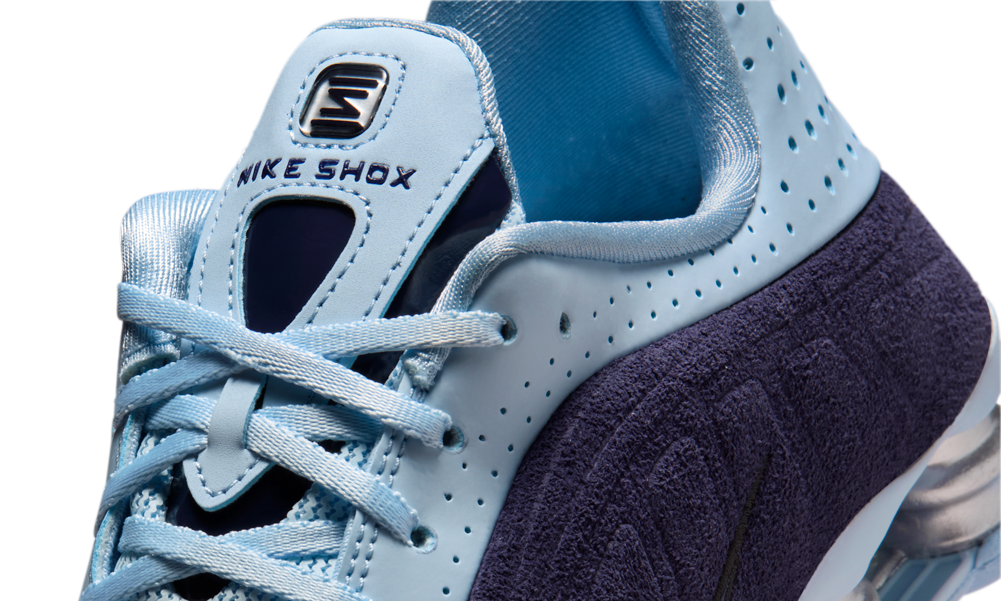 Nike Shox R4 Imperial Purple Celestine Blue